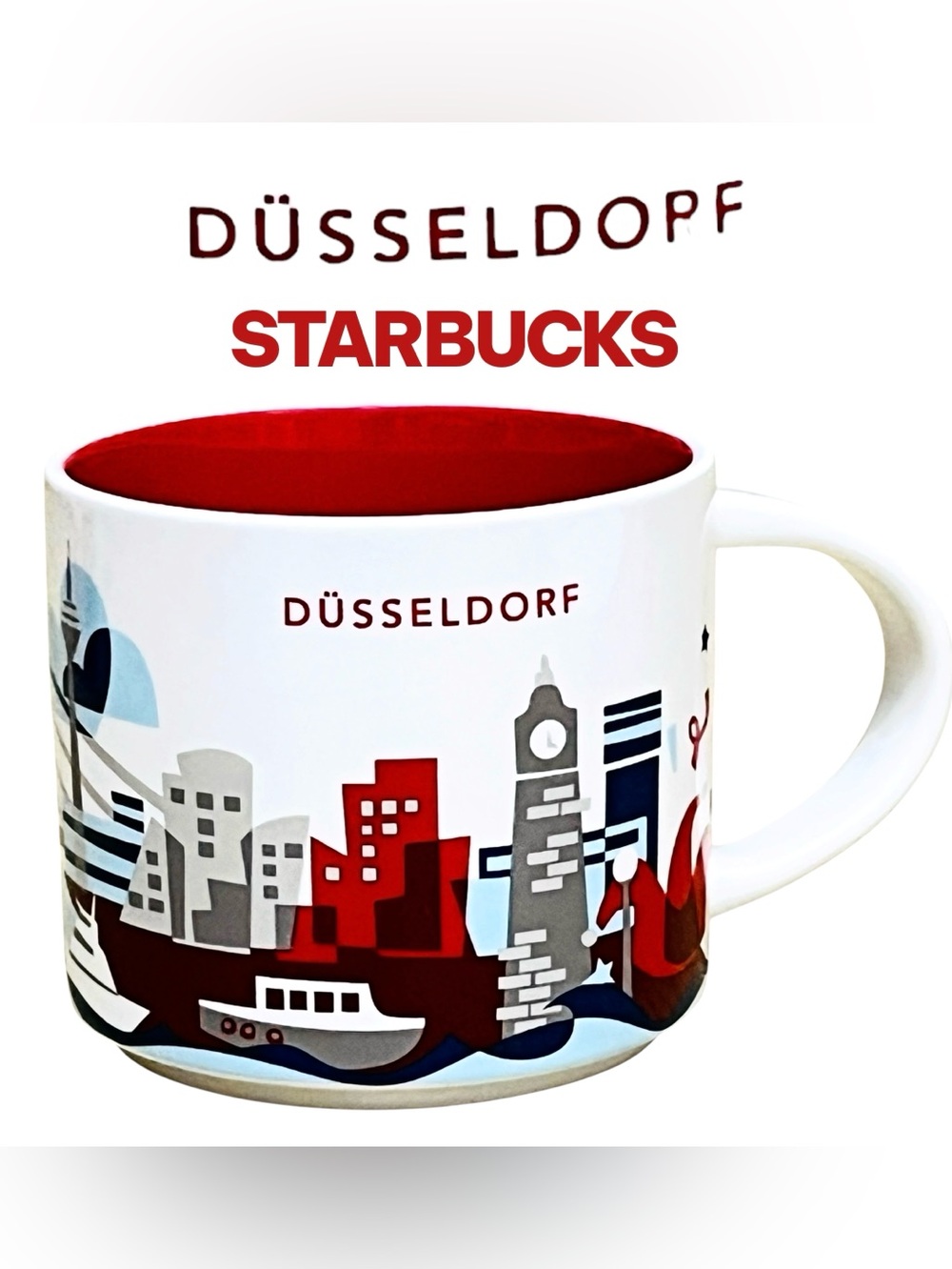 Dusseldorf Germany Starbucks Coffee Cup Mug 14oz You Are Here Collection